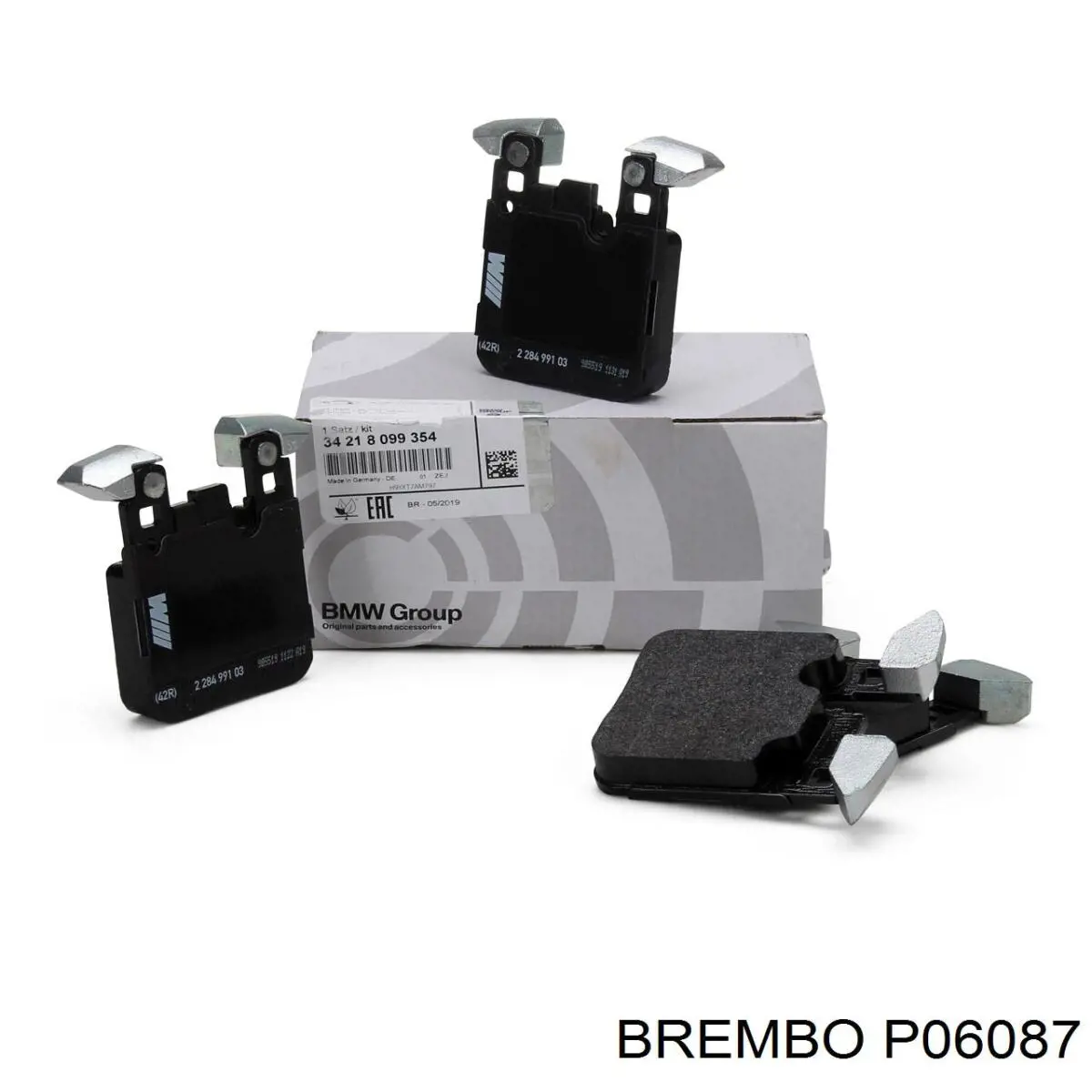 Задние тормозные колодки P06087 Brembo