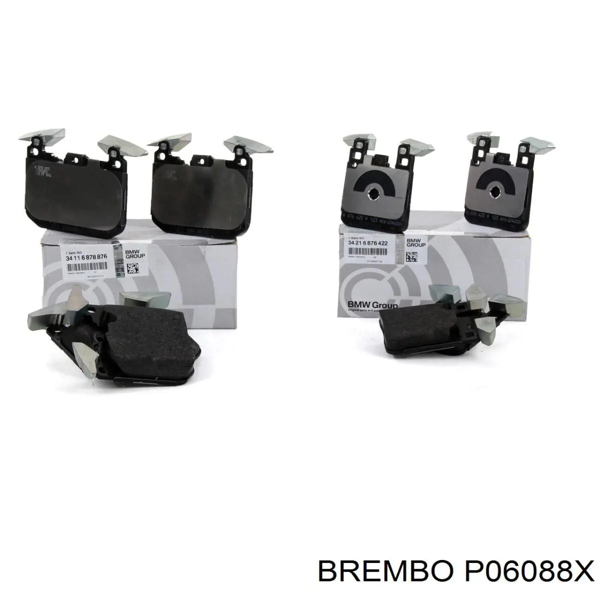 Передние тормозные колодки P06088X Brembo