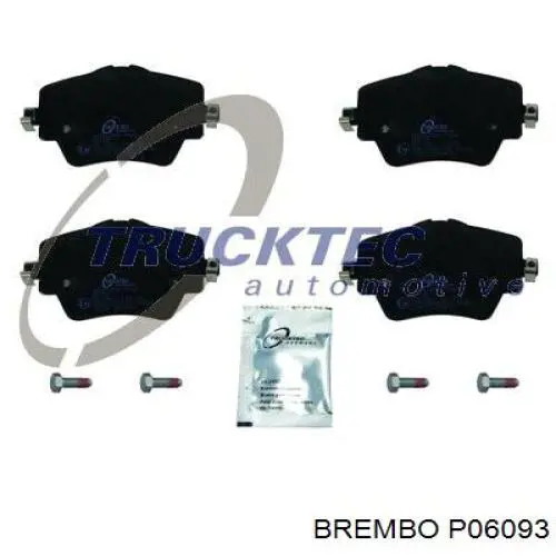 Купить P06093 Brembo Колодки тормозные