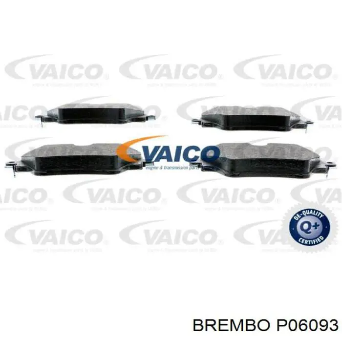 Передние тормозные колодки P06093 Brembo