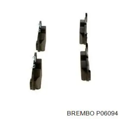 P06094 Brembo Колодки тормозные дисковые комплект