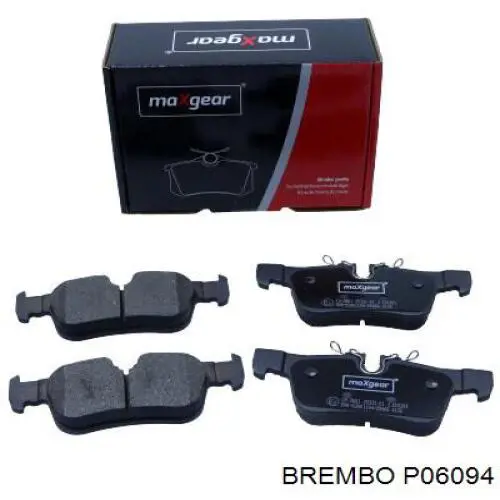 Купить P06094 Brembo Колодки тормозные задние, дисковые