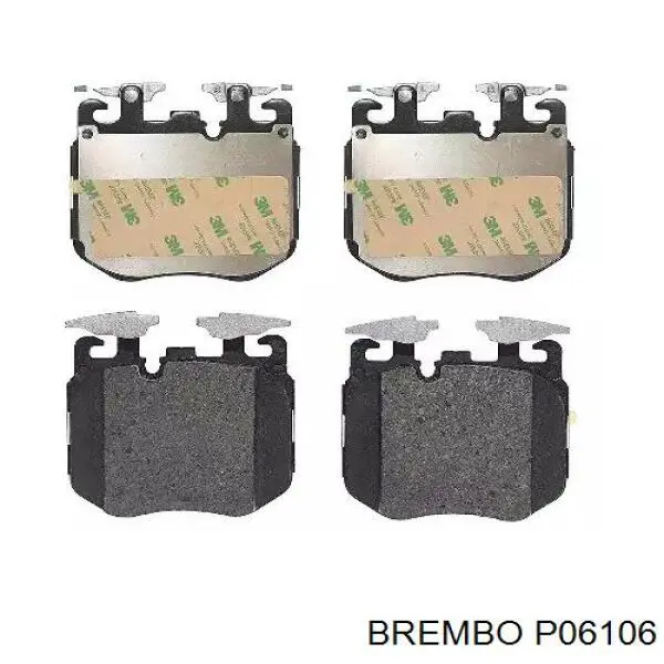 Передние тормозные колодки P06106 Brembo