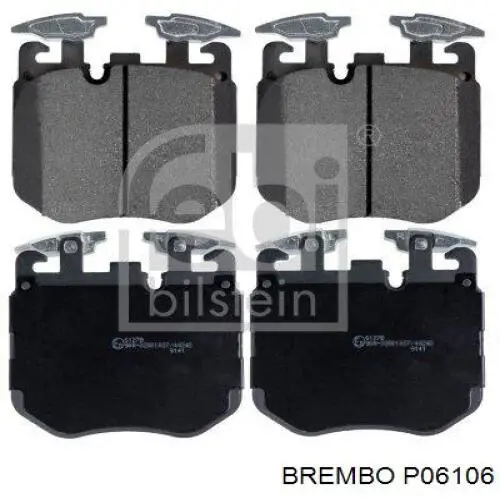 Купить P06106 Brembo Колодки тормозные