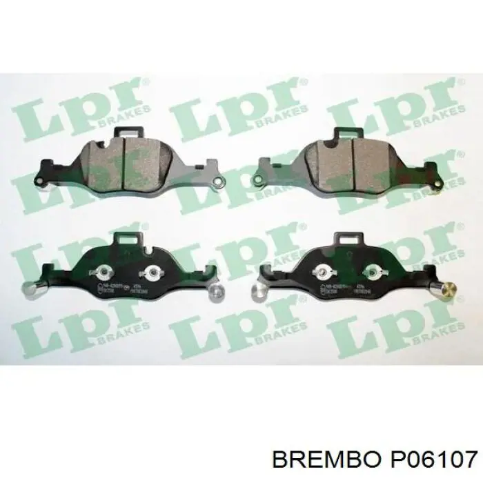 Купить P06107 Brembo Колодки тормозные