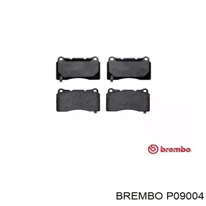 P09004 Brembo колодки тормозные передние дисковые