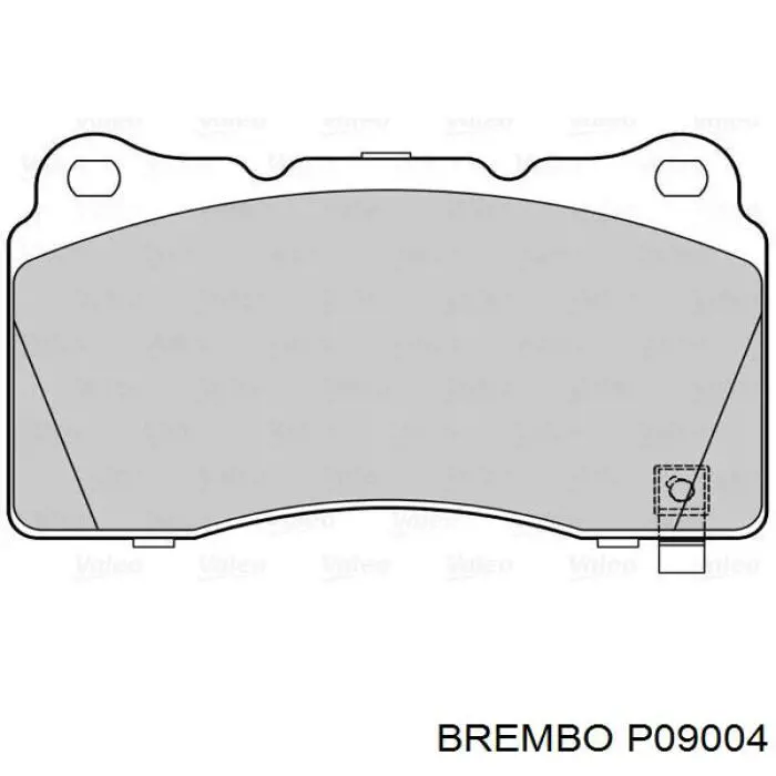 Купить P09004 Brembo Колодки тормозные