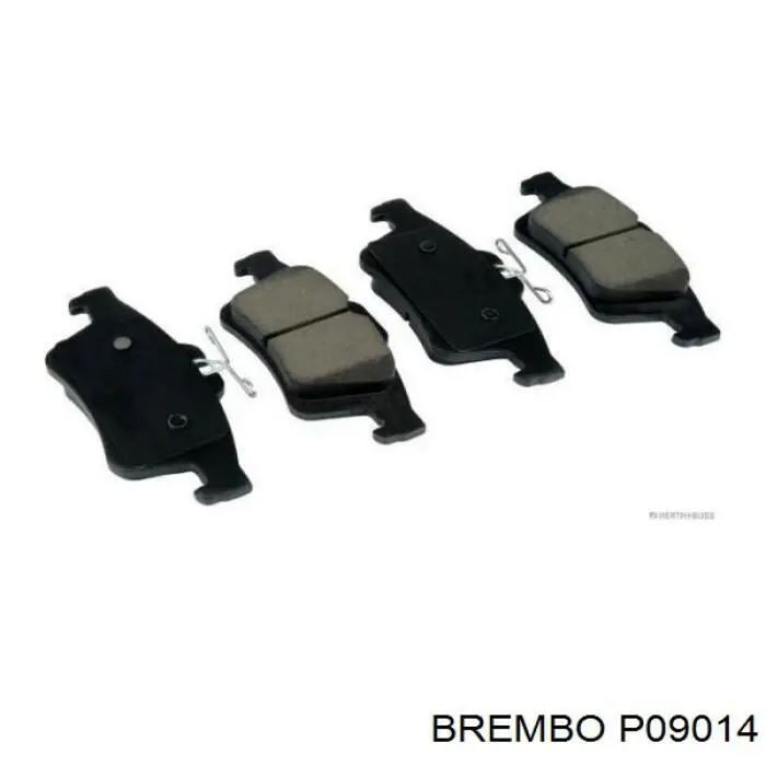 Купить P09014 Brembo Колодки тормозные задние, дисковые
