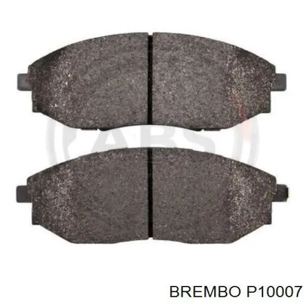 Pastillas de freno delanteras P10007 Brembo