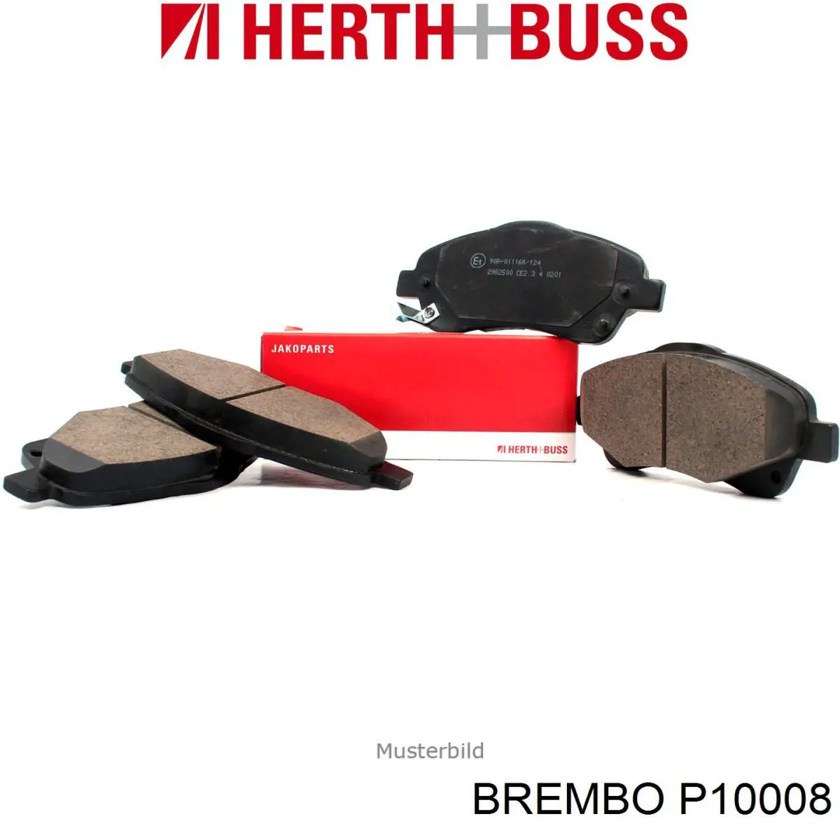 Задние тормозные колодки P10008 Brembo