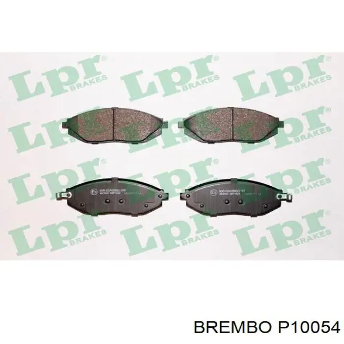 Тормозные колодки Brembo P10054