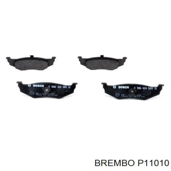 Задние тормозные колодки P11010 Brembo