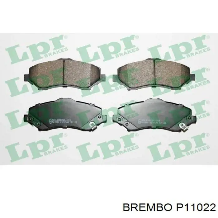 Купить P11022 Brembo Колодки тормозные
