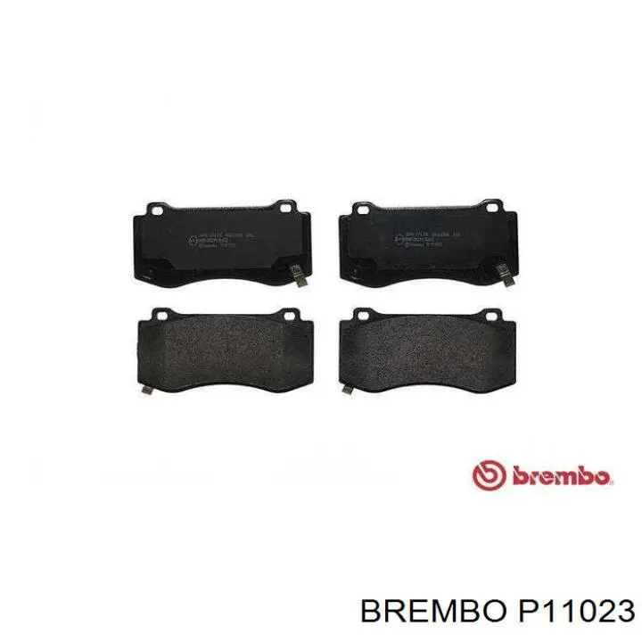 P11023 Brembo колодки тормозные передние дисковые
