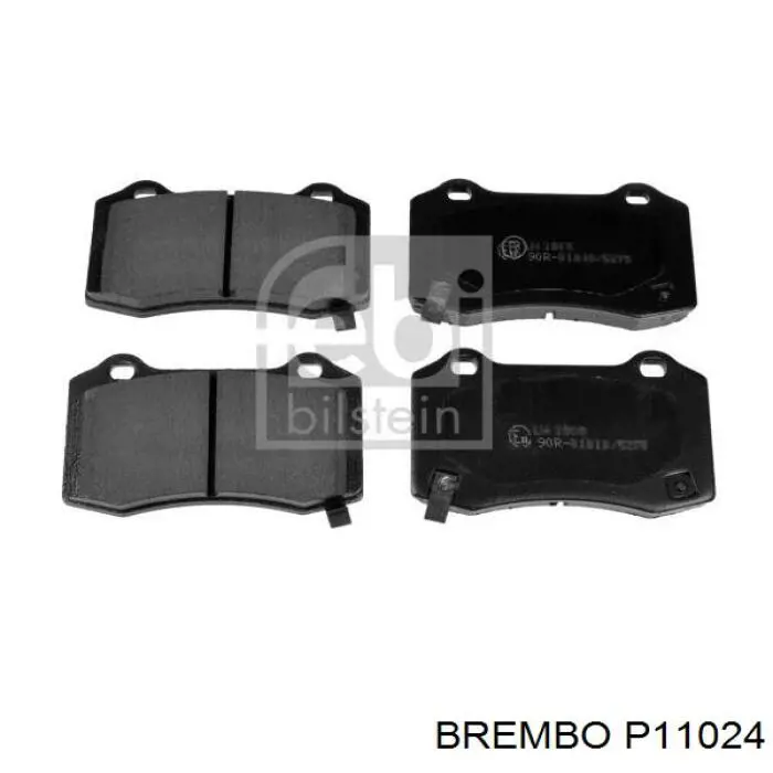 Задние тормозные колодки P11024 Brembo