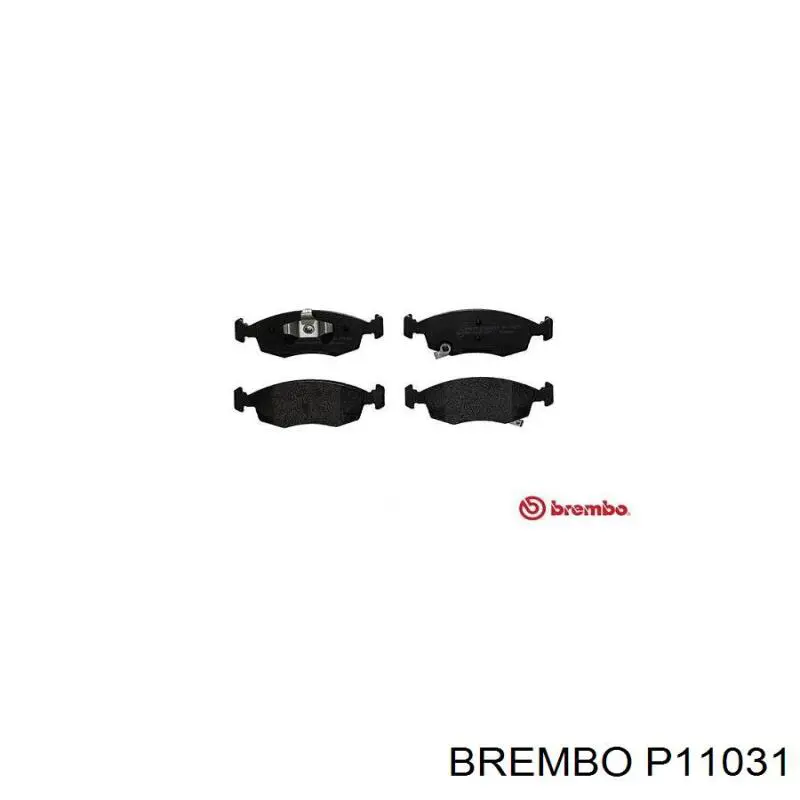 Передние тормозные колодки P11031 Brembo