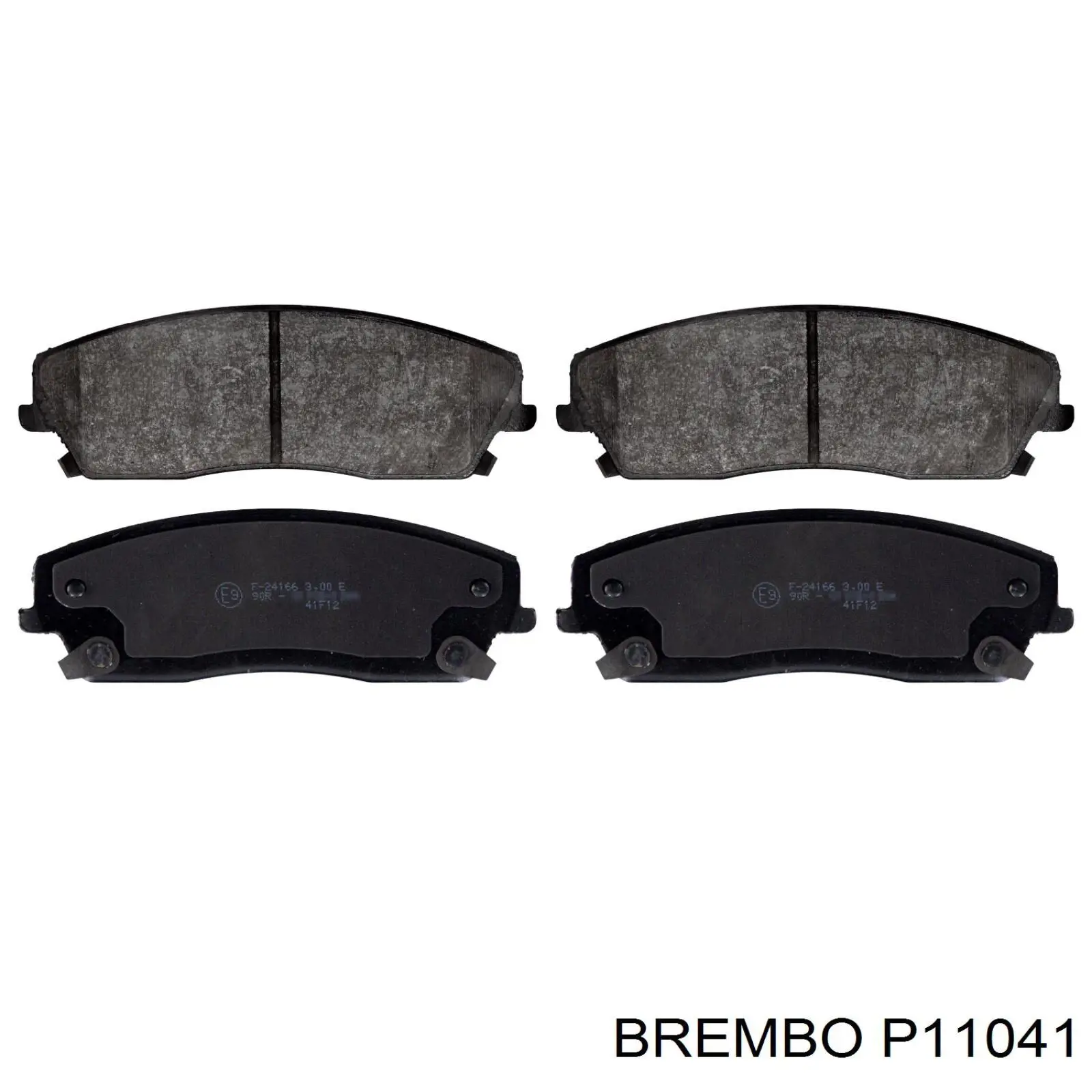 P11041 Brembo передние тормозные колодки