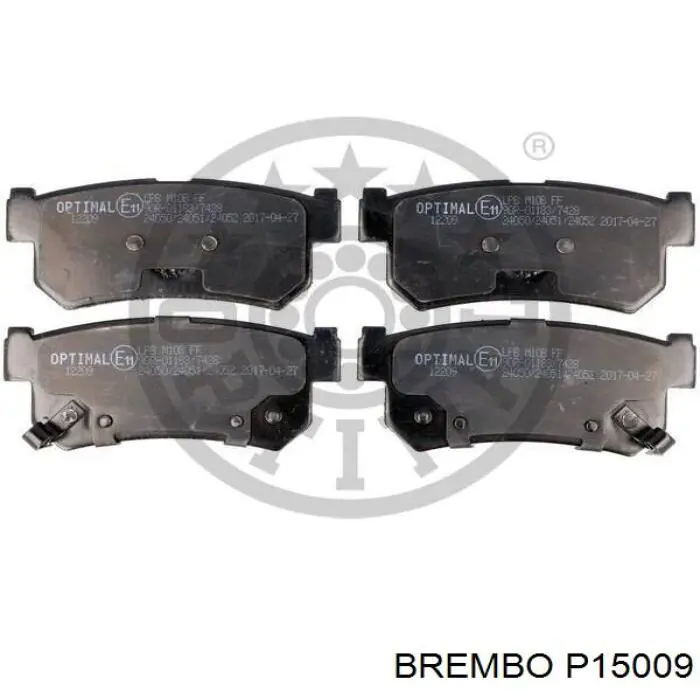 Задние тормозные колодки P15009 Brembo