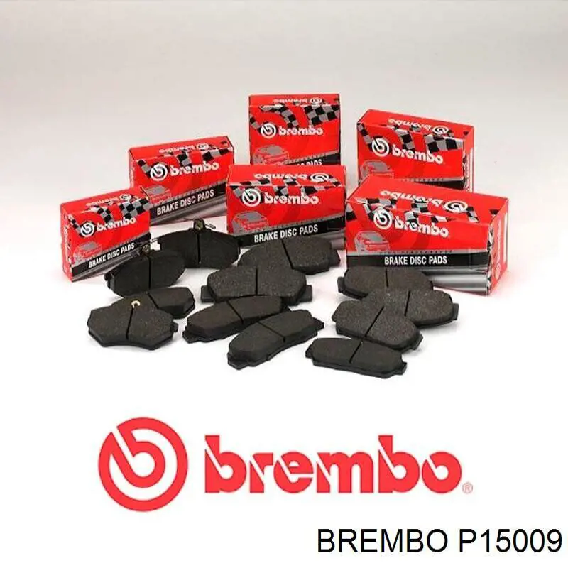 Pastillas de freno traseras P15009 Brembo