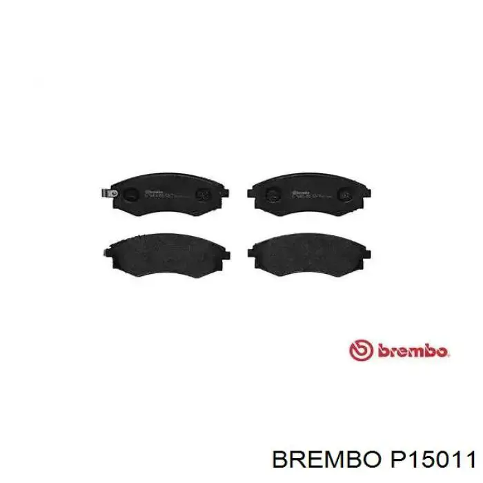 P15011 Brembo колодки тормозные передние дисковые