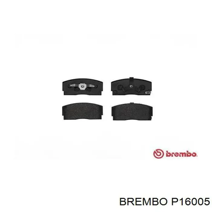 Передние тормозные колодки P16005 Brembo