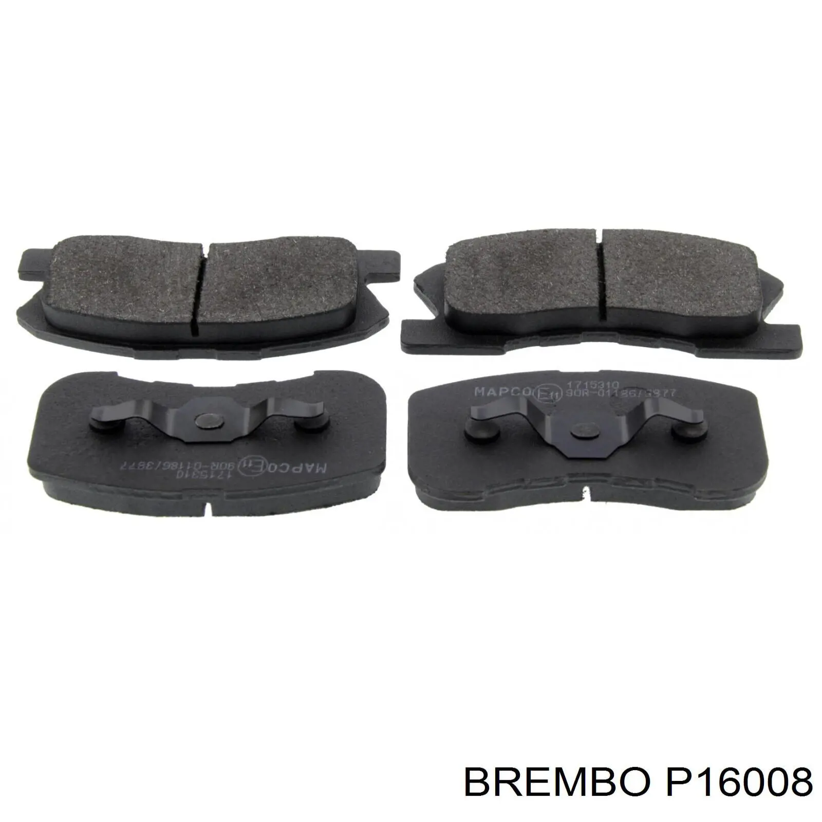 Передние тормозные колодки P16008 Brembo