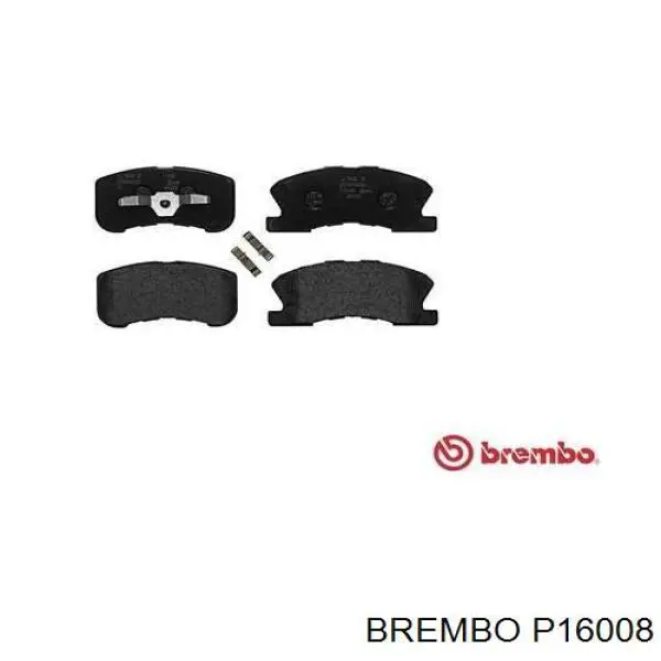 Купить P16008 Brembo Колодки тормозные