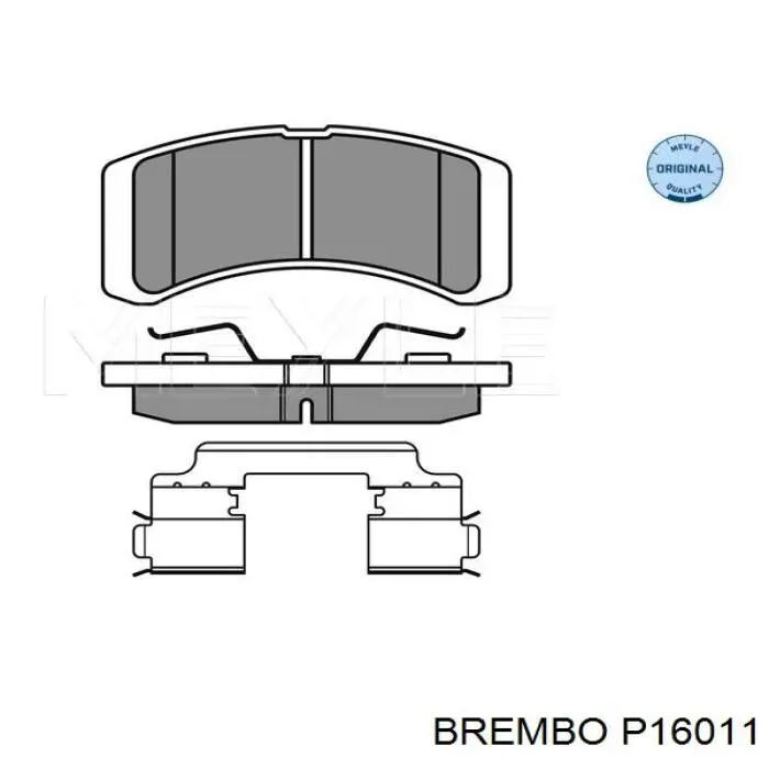 Передние тормозные колодки P16011 Brembo