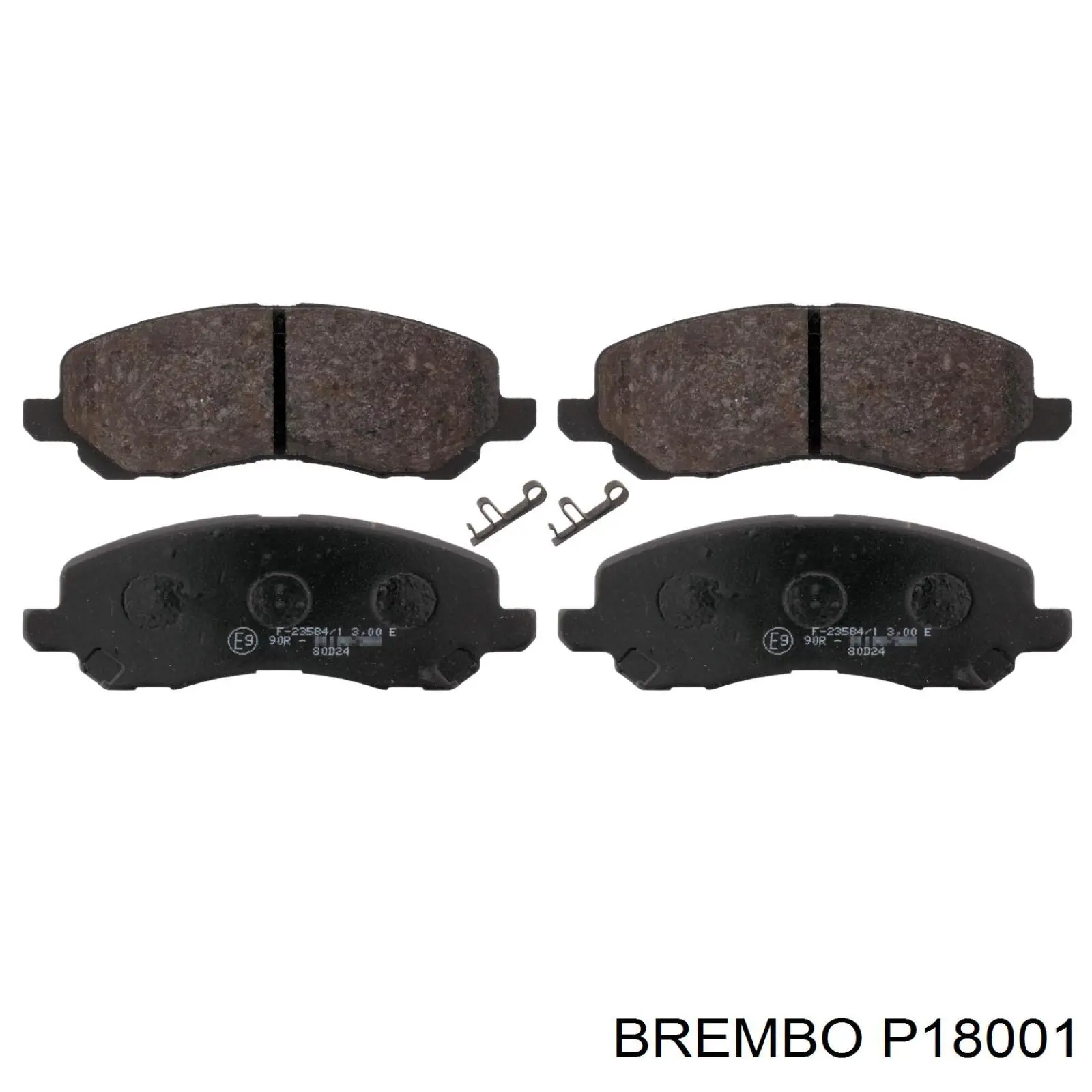 Передние тормозные колодки P18001 Brembo