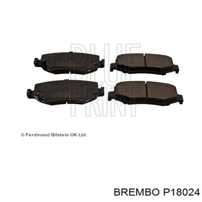 Pastillas de freno traseras P18024 Brembo