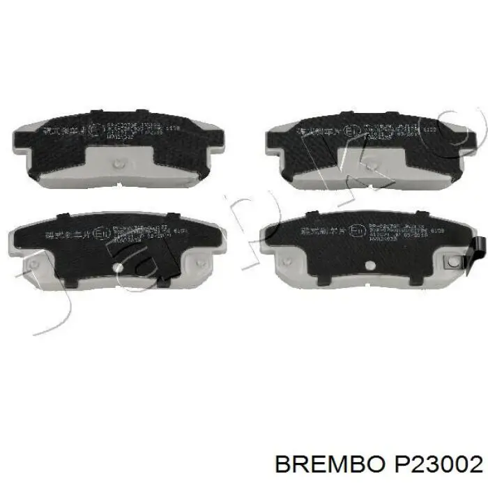 Pastillas de freno traseras P23002 Brembo