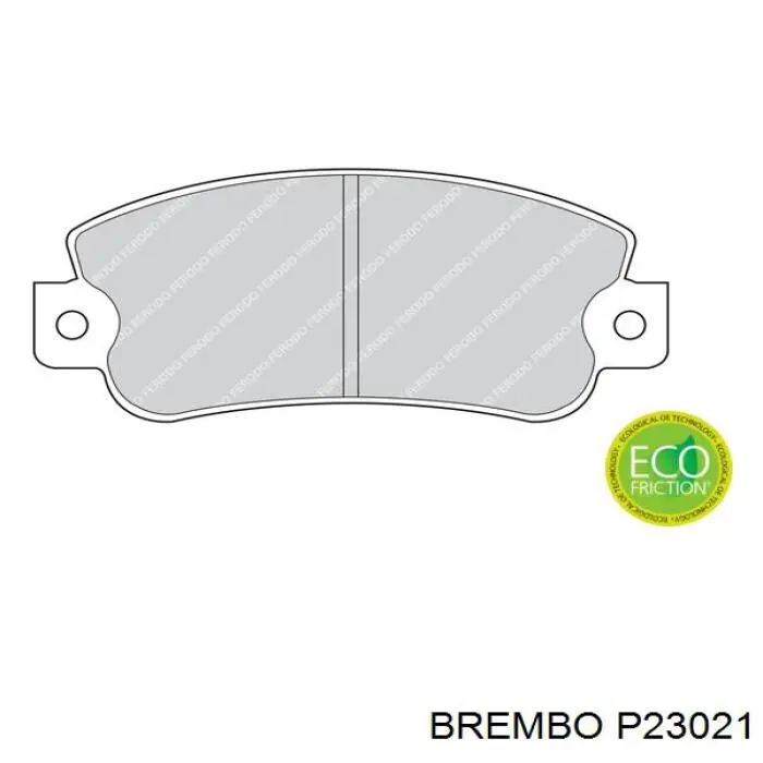 Передние тормозные колодки P23021 Brembo
