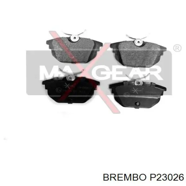 Задние дисковые колодки Brembo P23026