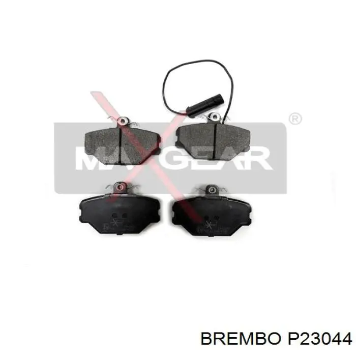 P23044 Brembo колодки тормозные передние дисковые