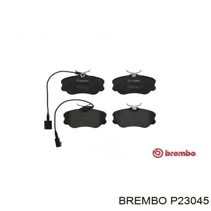 P23045 Brembo колодки тормозные передние дисковые