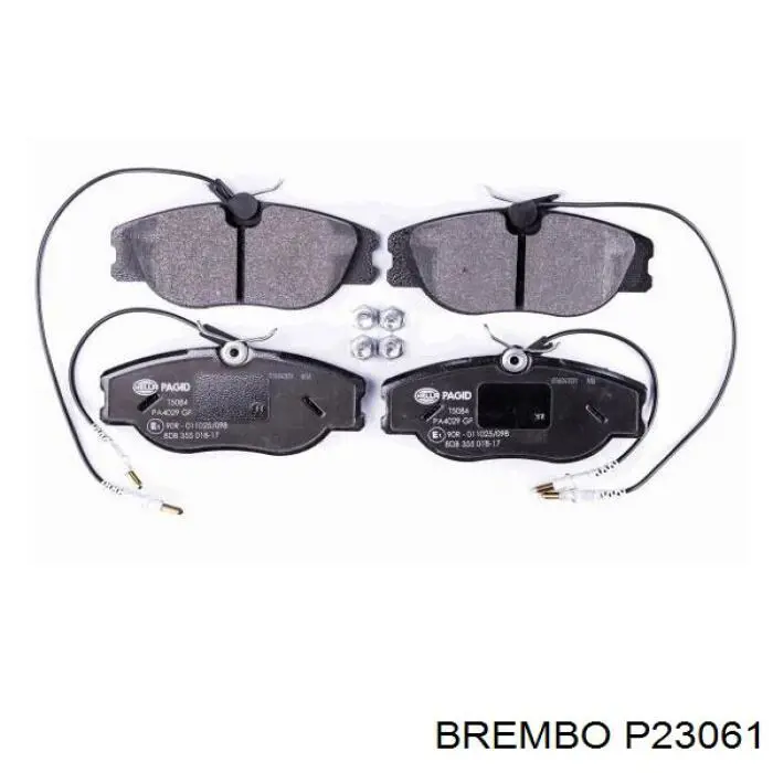 Передние тормозные колодки P23061 Brembo