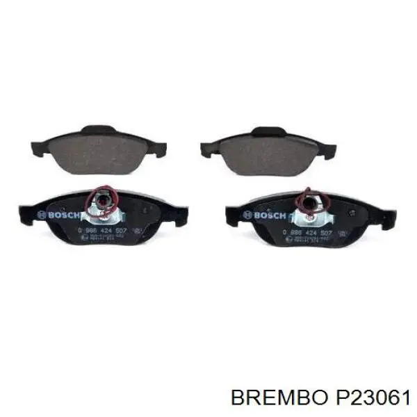 Купить P23061 Brembo Колодки тормозные