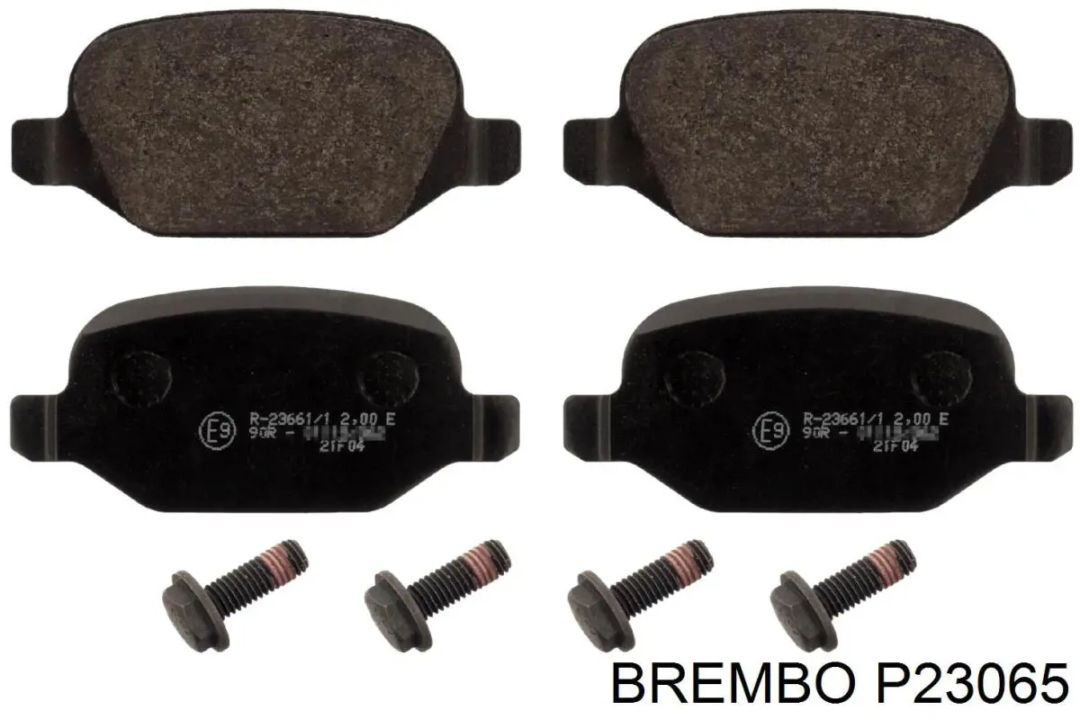 Колодки гальмові задні, дискові P23065 Brembo