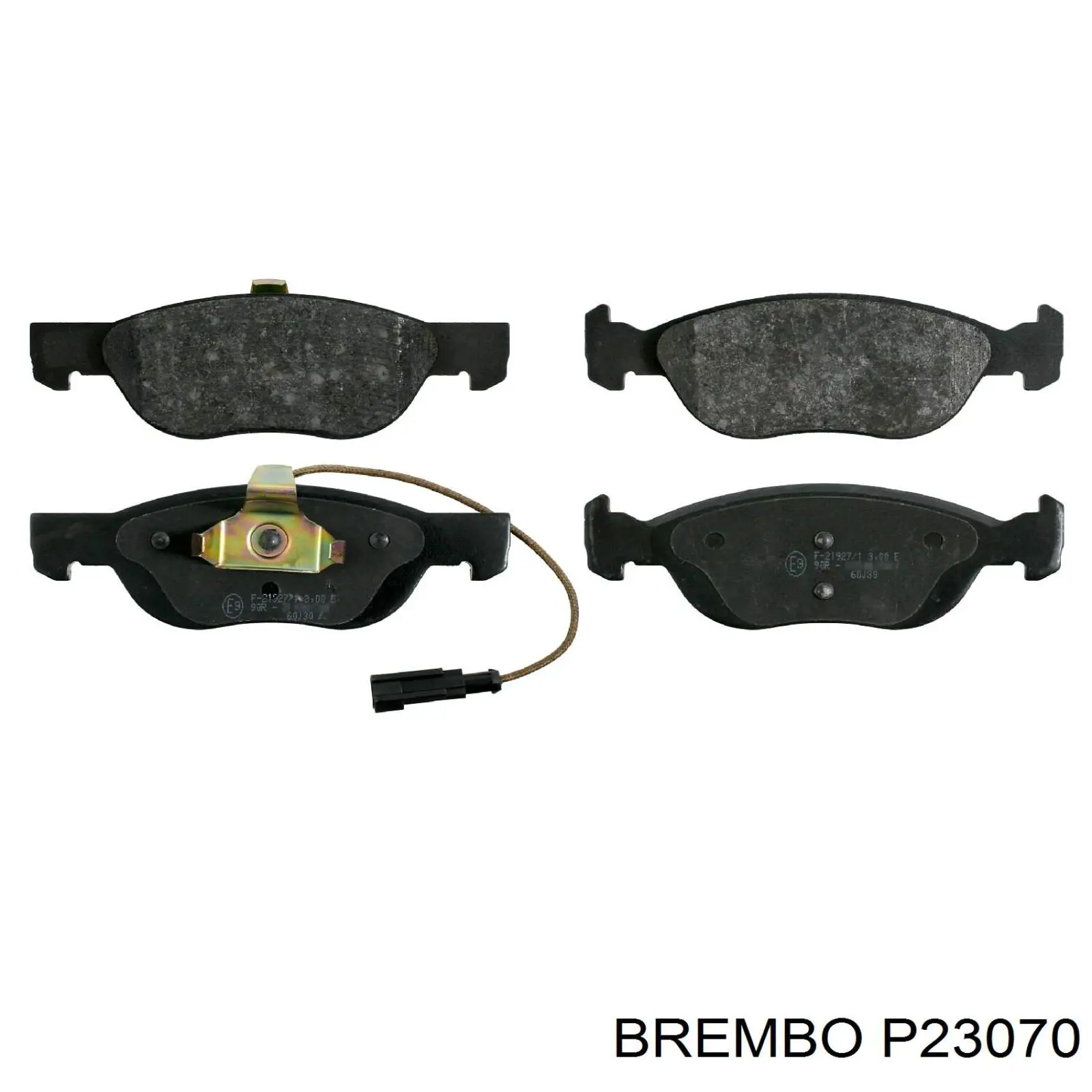 Купить P23070 Brembo Колодки тормозные