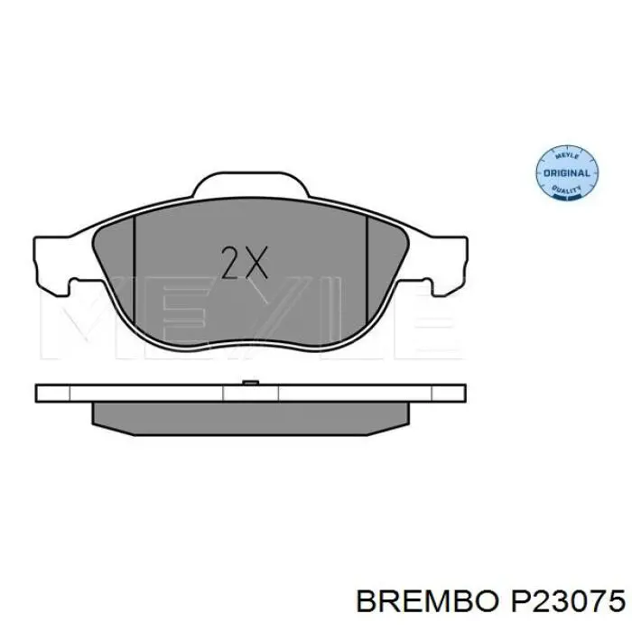 Передние тормозные колодки P23075 Brembo