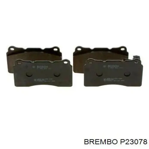 P23078 Brembo Колодки передние