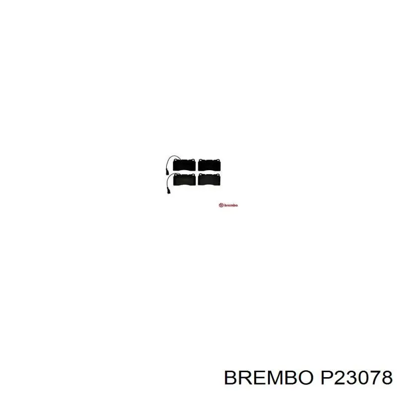 Тормозные колодки Brembo P23078