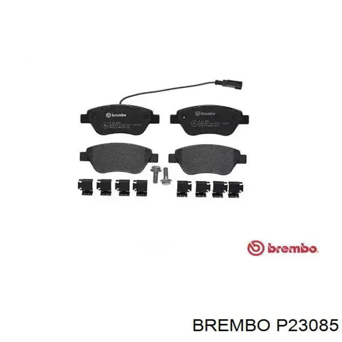 P23085 Brembo колодки тормозные передние дисковые