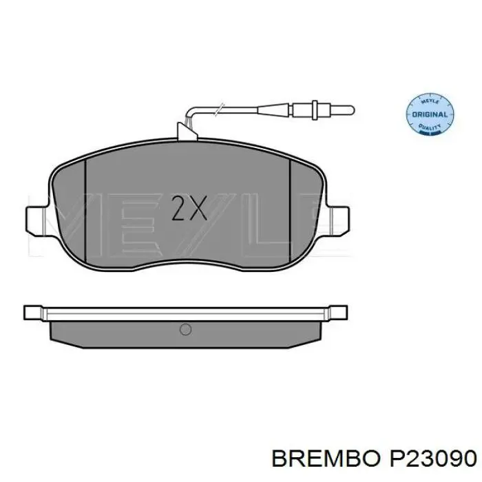 Тормозные колодки Brembo P23090