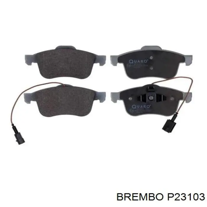 Тормозные колодки Brembo P23103