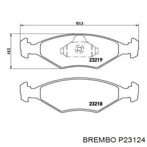  P23124 Brembo