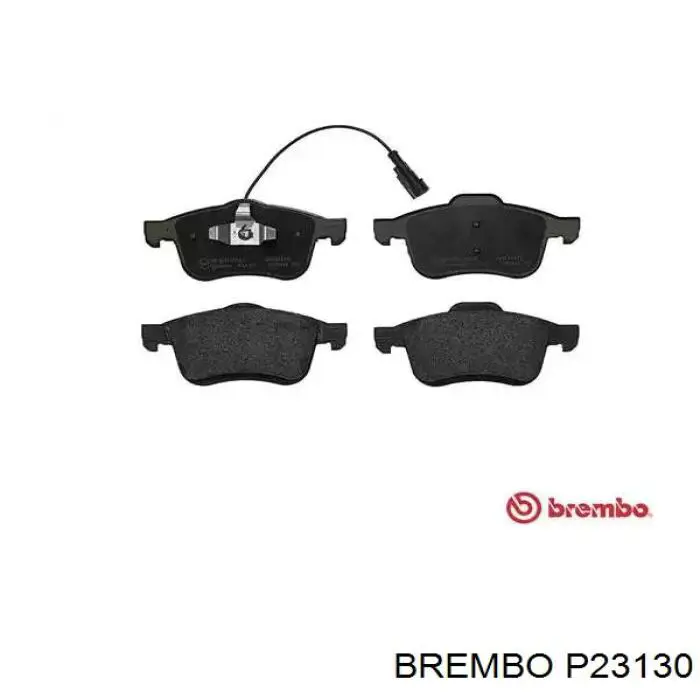 Колодки тормозные передние дисковые Brembo P23130