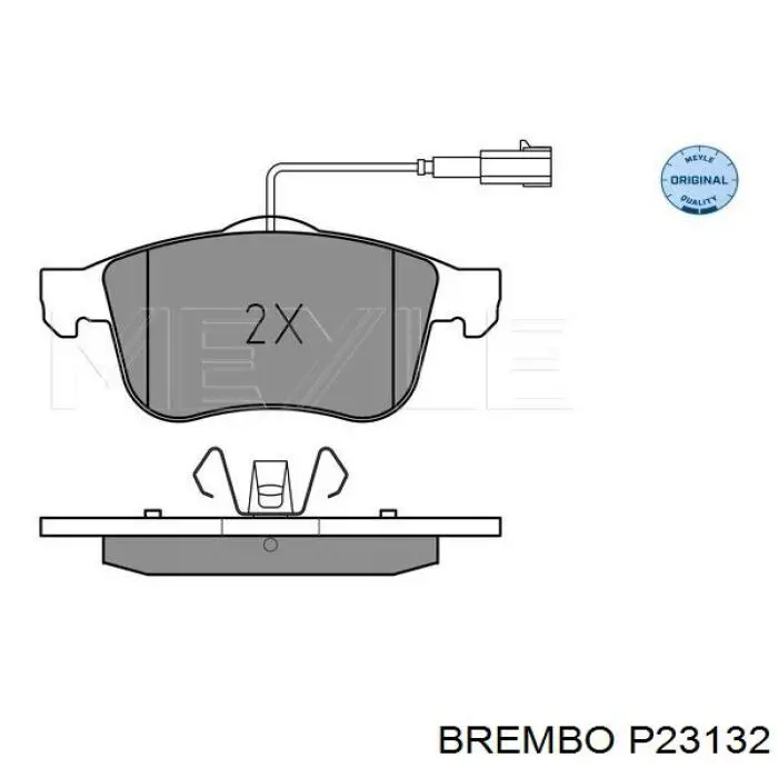 Передние тормозные колодки P23132 Brembo