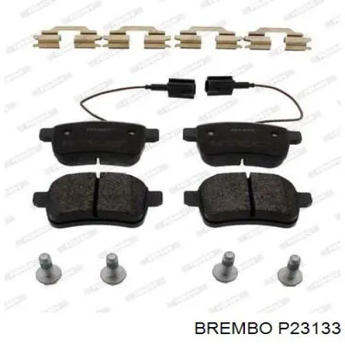 Задние тормозные колодки P23133 Brembo