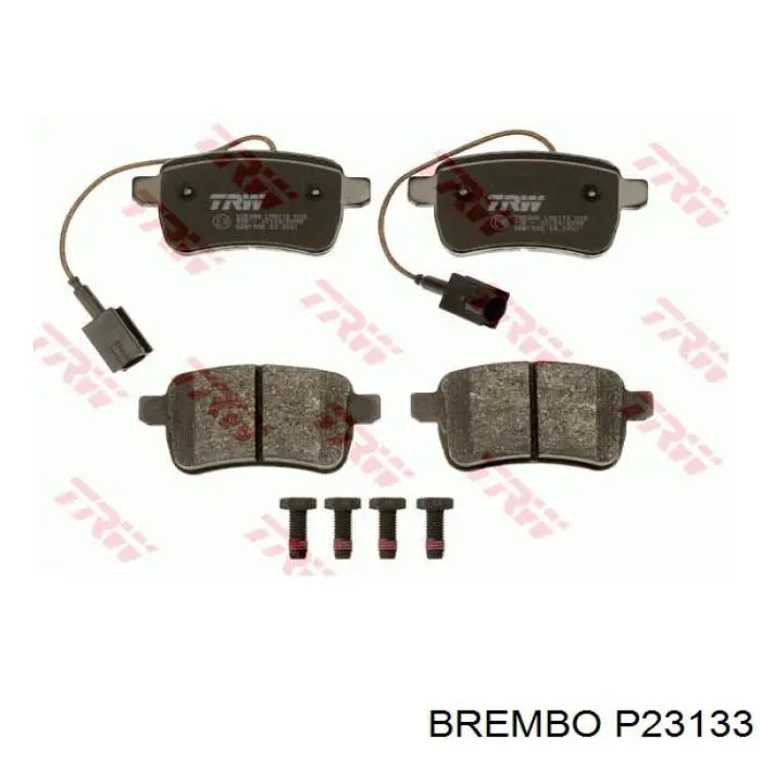 Задние дисковые колодки Brembo P23133